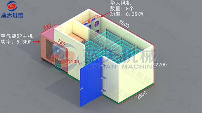 5P熱泵烘幹機